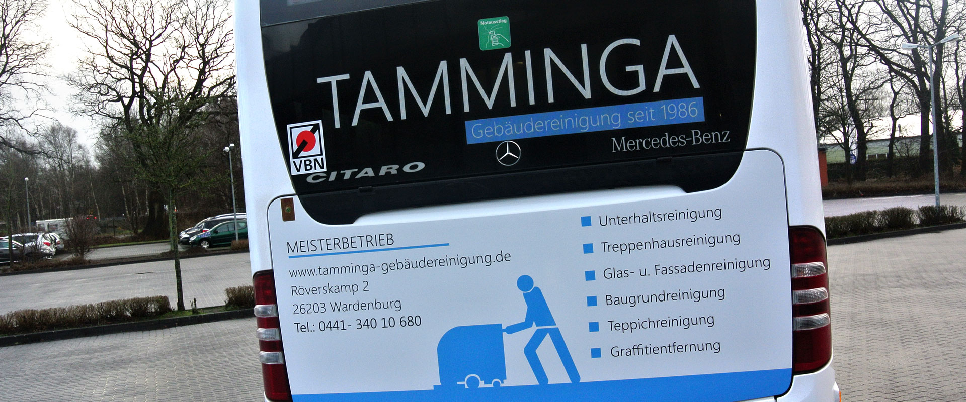 Tamminga Buswerbung in Oldenburg